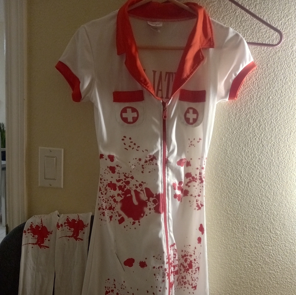Dreamgirl Red and White Costume Dress